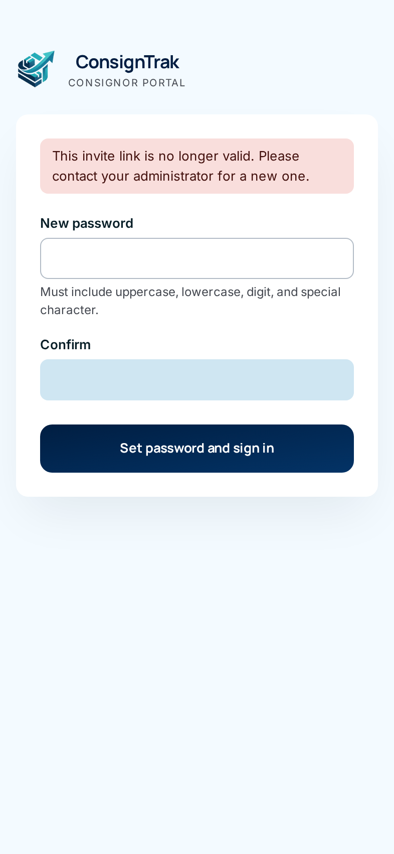 The same page on a phone
